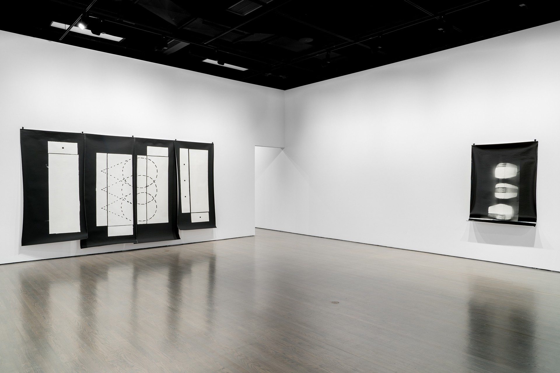 Installation view of the exhibition Thinking Again and Supposing. Trajectory of an Exhibition, curated by Michèle Thériault. Photo by Jean-Michael Seminaro